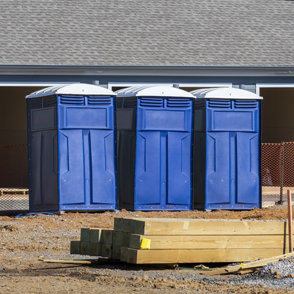 what is the expected delivery and pickup timeframe for the porta potties in Westfield